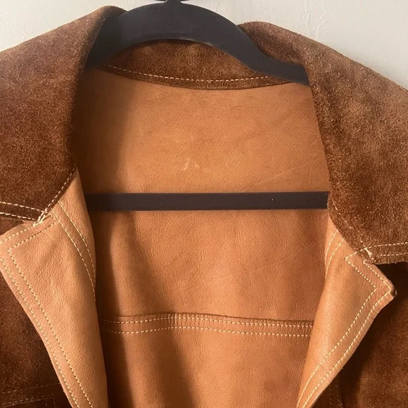 Brown Cropped Cowboy Jacket - Picture 13 of 16